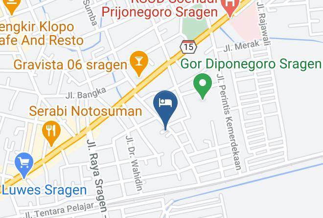 Sragen Regency - Martonegaran Indah Hotel Maps
