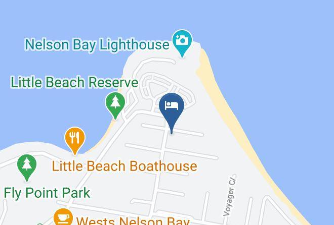 Marty's At Little Beach Map