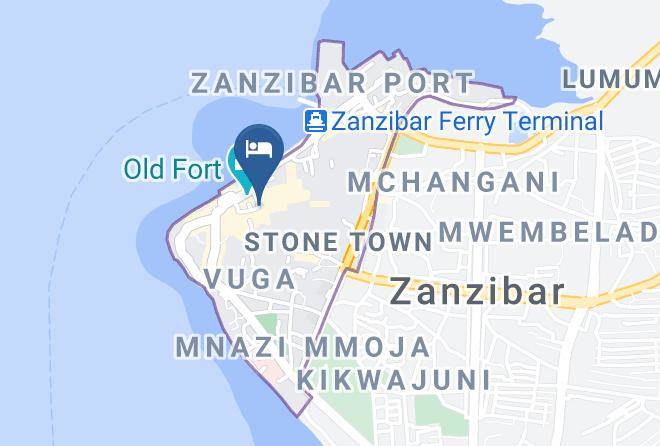 West - Maru Maru Hotel Stone Town Zanzibar Tanzania Maps
