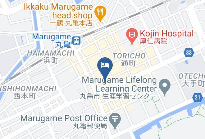 Marugame Plaza Hotel Map