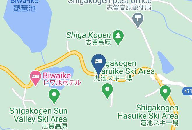Yamanouchi Townshimotakai District - Maruike Hotel Maps