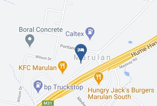 Goulburn Mulwaree - Marulan Motor Inn Maps