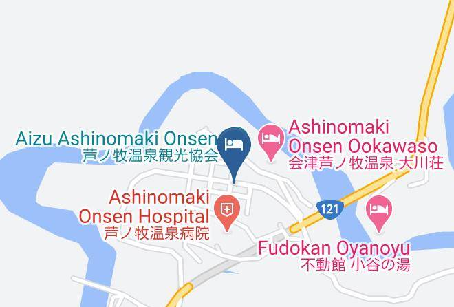 Aizuwakamatsu City - Marumine An Maps