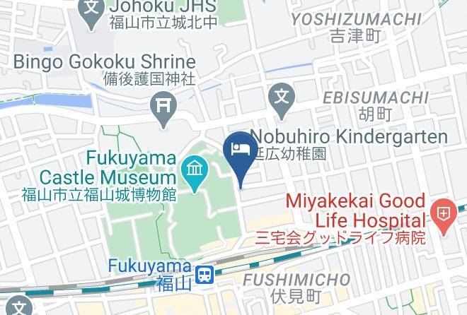 Fukuyama City - Marunouchi Hotel Maps
