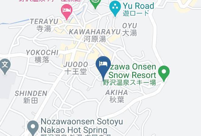 Nozawaonsen Vil Shimotakai District - Marushige Maps
