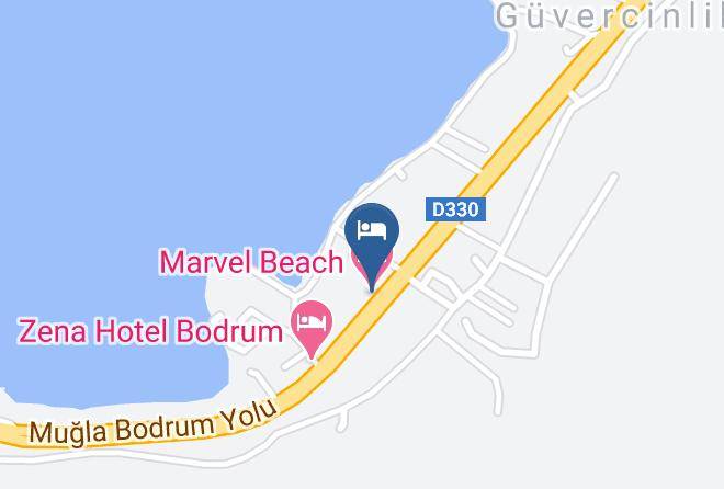 Bodrum - Marvel Beach Hotel Maps