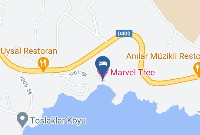 Bozyazi - Marvel Tree Hotel Maps