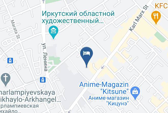 Irkutsk - Marx Hotel Maps