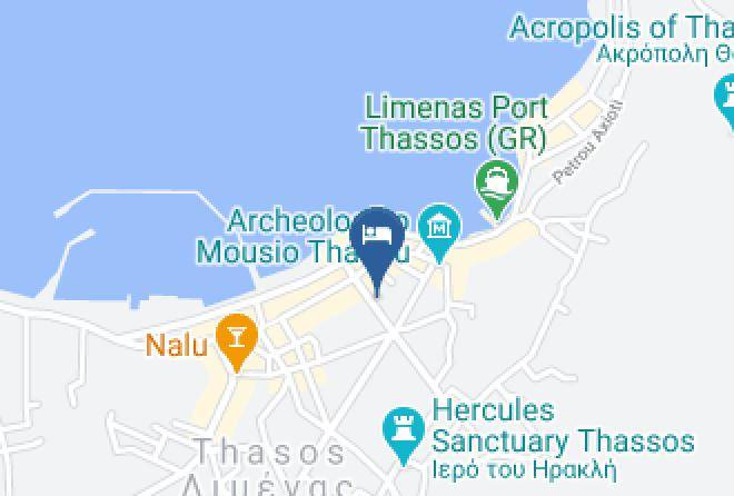 Thasos - Mary Hotel Maps