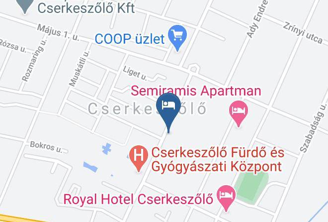 Cserkeszolo - Maryann Panzio Cserkeszolo Maps