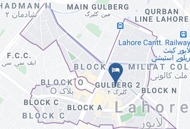 Islamabad - Maryleena Hotel Gulberg Maps