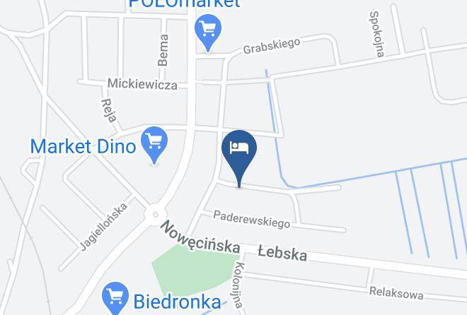 Marzanna Pokoje Goscinne Map