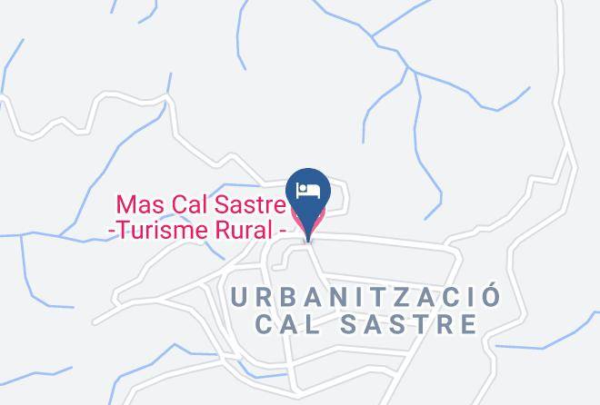 Girona - Mas Cal Sastre Turisme Rural Maps
