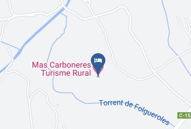 Mas Carboneres Turisme Rural Map