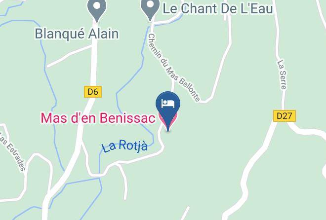 Pyrenees Orientales - Mas D'en Benissac Maps