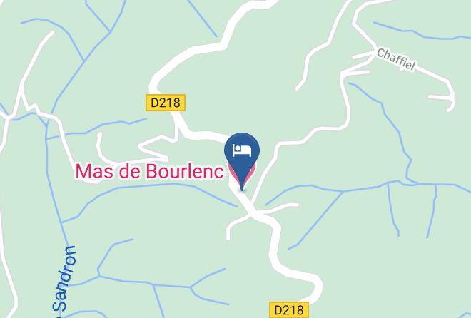Ardeche - Mas De Bourlenc Maps