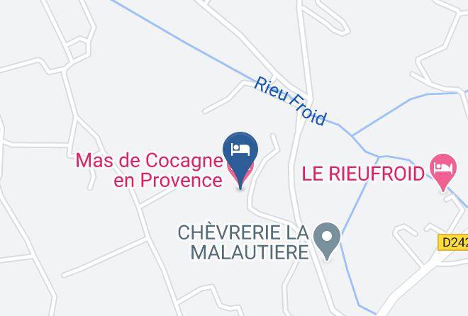 Vaucluse - Mas De Cocagne En Provence Maps