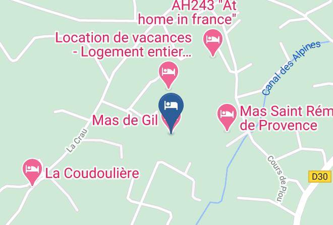 Bouches Du Rhone - Mas De Gil Maps