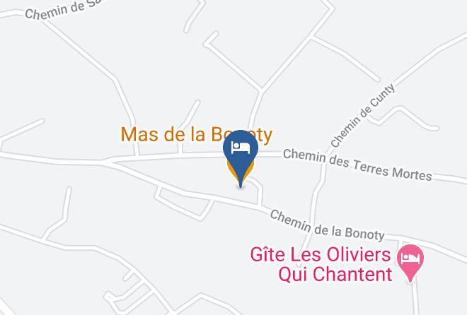 Mas De La Bonoty Map