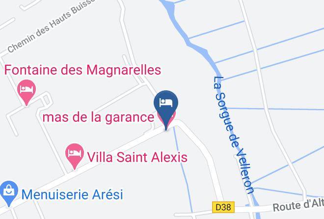 Vaucluse - Mas De La Garance Maps