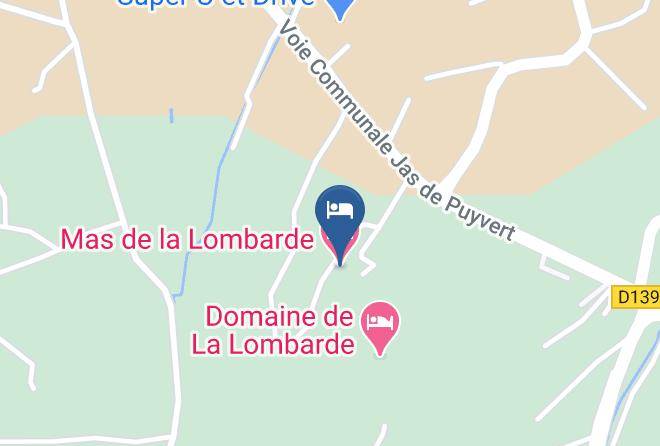 Vaucluse - Mas De La Lombarde Maps