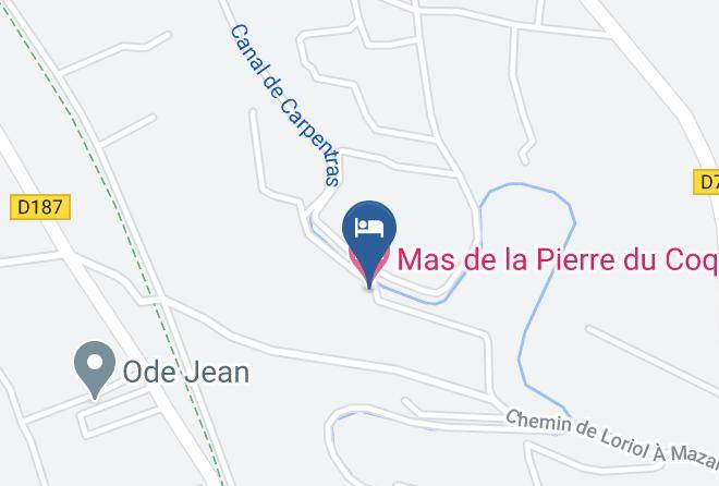 Mas De La Pierre Du Coq Map