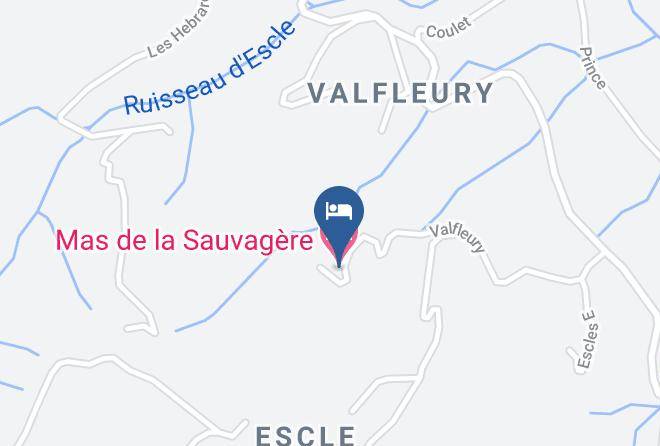 Ardeche - Mas De La Sauvagere Maps