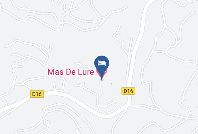Bouches Du Rhone - Mas De Lure Maps