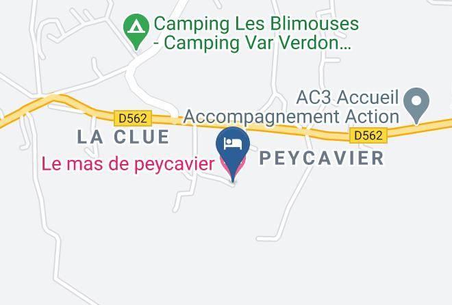 Var - Le Mas De Peycavier Maps