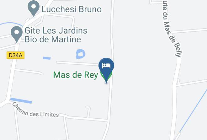 Bouches Du Rhone - Mas De Rey Maps