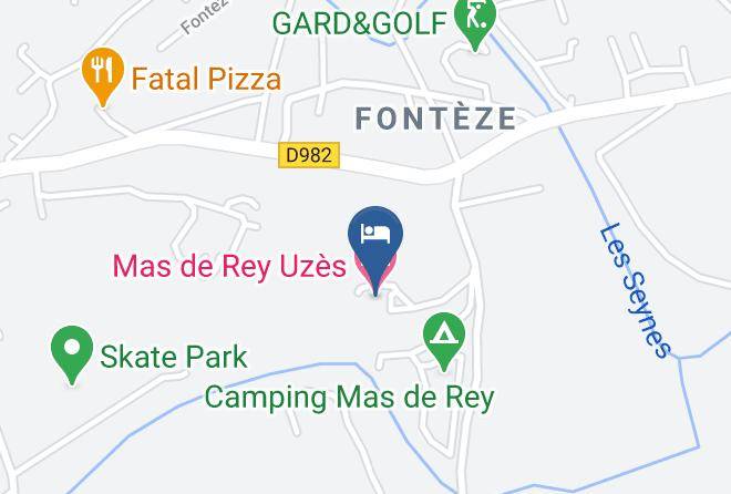 Gard - Mas De Rey Uzes Maps