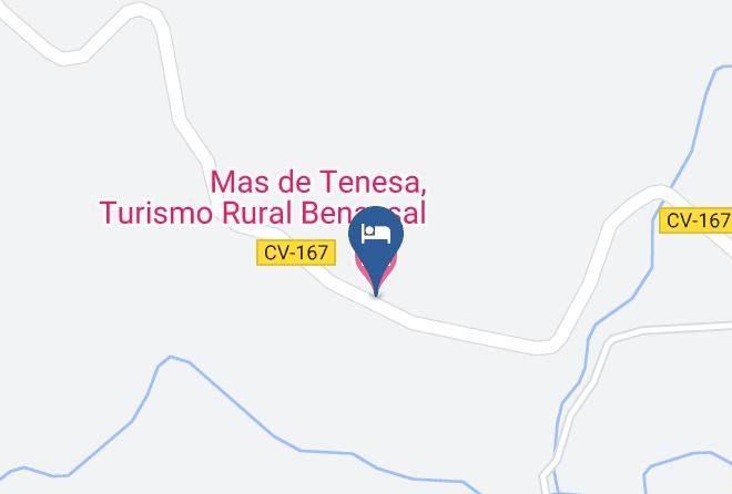 Castellon - Mas De Tenesa Turismo Rural Benassal Maps