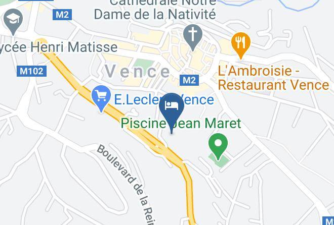 Mas De Vence Hotel Restaurant Map