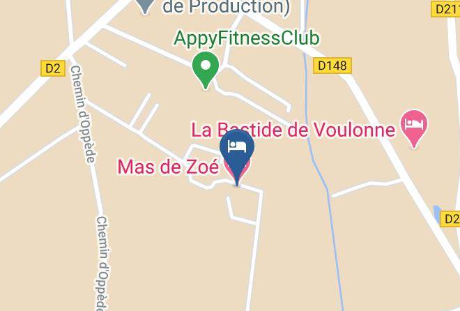Vaucluse - Mas De Zoe Maps