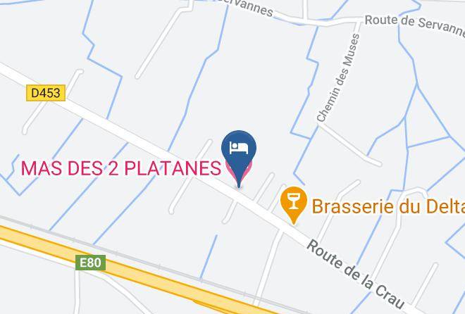 Mas Des 2 Platanes Map