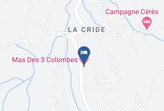Bouches Du Rhone - Mas Des 3 Colombes Maps