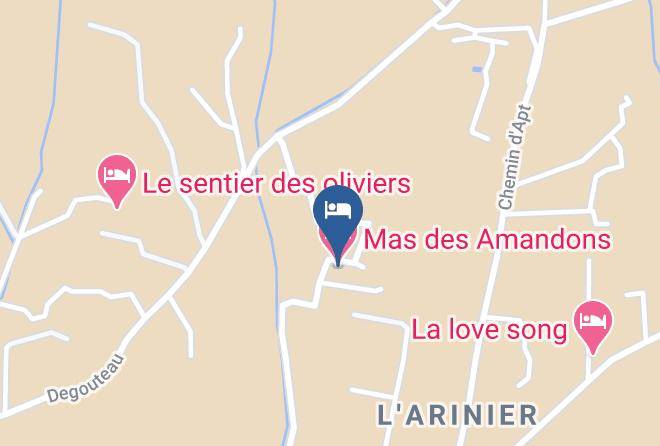 Vaucluse - Mas Des Amandons Maps