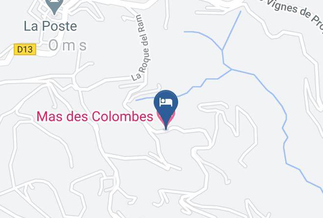 Pyrenees Orientales - Mas Des Colombes Maps