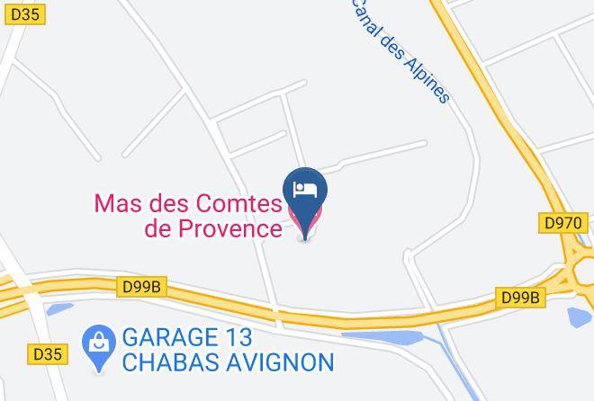 Bouches Du Rhone - Mas Des Comtes De Provence Maps