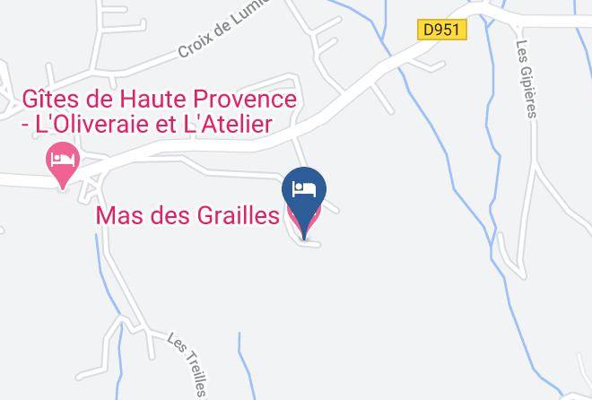 Alpes De Haute Provence - Mas Des Grailles Maps