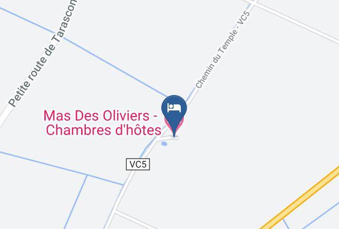 Bouches Du Rhone - Mas Des Oliviers Chambres D'hotes Maps