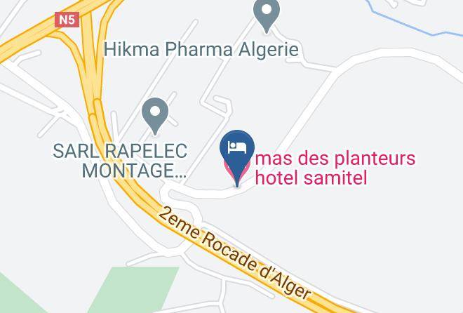 Algeria - Mas Des Planteurs Hotel Samitel Maps