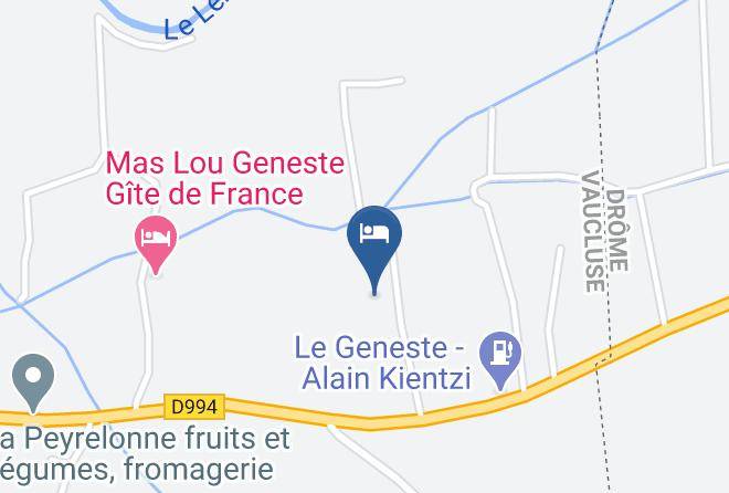 Vaucluse - Mas Des Ramieres Gite De Charme Maps