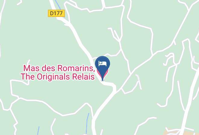 Vaucluse - Mas Des Romarins The Originals Relais Maps