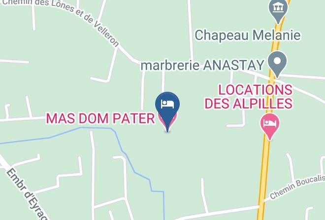 Bouches Du Rhone - Mas Dom Pater Maps