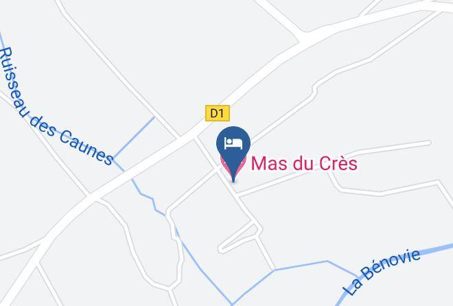 Herault - Mas Du Cres Maps