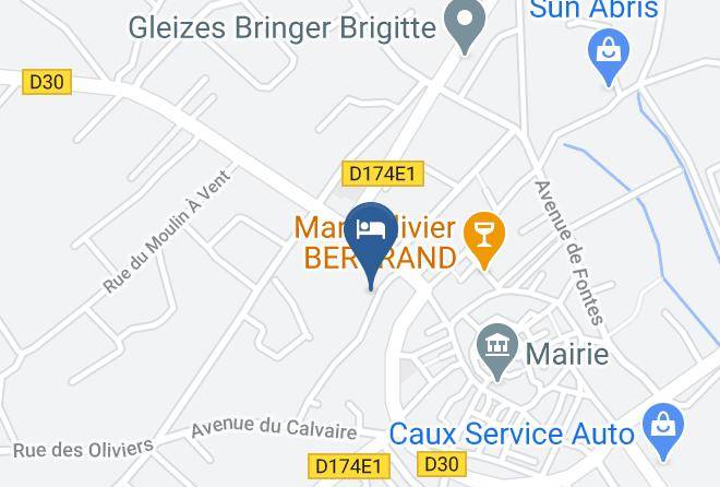 Mas Du Petit Chemin Map