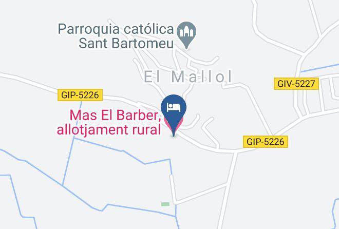 Girona - Mas El Barber Allotjament Rural Maps