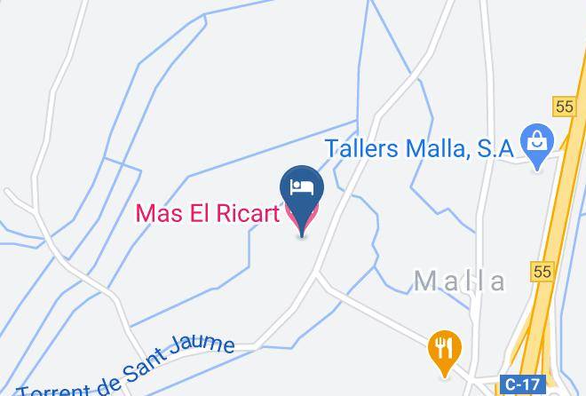Barcelona - Mas El Ricart Maps