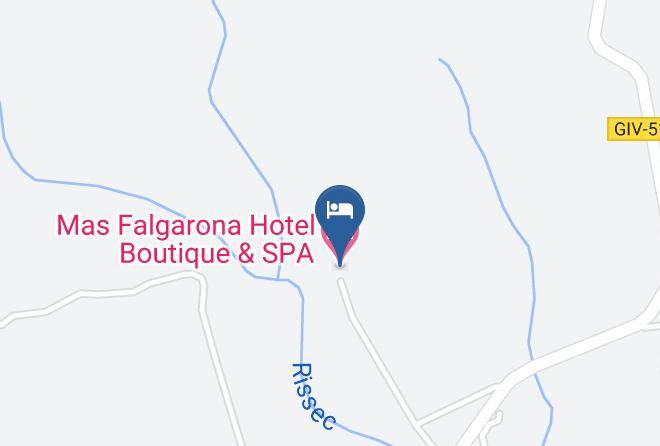 Girona - Mas Falgarona Hotel Boutique & Spa Maps